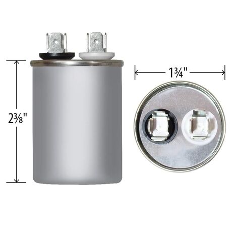 10 فائق التوهج/MFD 370 440 VAC تشغيل المحرك مكثف JustCapacitors متوافق لاستبدال AmRad USA2207 P/N RA2000/37-44-106 in Kuwait