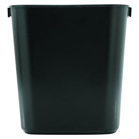 Rubbermaid Commercial Products Fg295500Bla Plastic Resin Deskside Wastebasket, 3.5 Gallon/13 Quart, Black (Pack of 12) in Kuwait