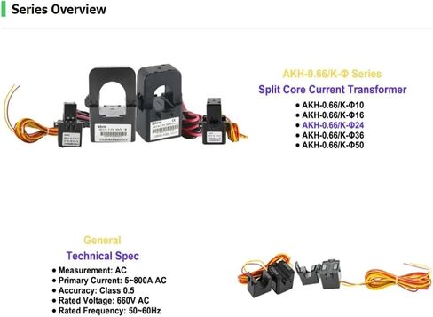 AC Current Sensor Open 200/5 Current transducer in Kuwait