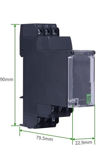 1pcs 3-Phase Supply Control Relay 8A 2CO 183-528VAC RM22TG20 RM22TR3 380-480VAC in Kuwait