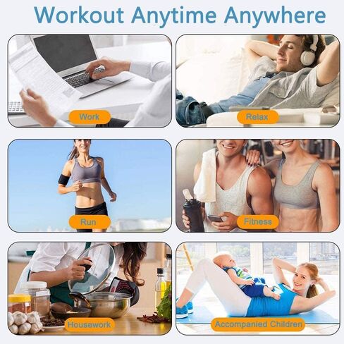 Fitness Belt Abs Stimulator Muscle Training Fitness Workout Equipment Ab Core Toner Belt for Abdominal/Arm/Leg for Home Use in Kuwait