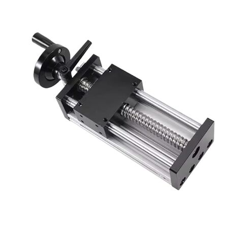 Linear Guide Manual Sliding Table 100-500MM Stroke Ballscrew 1204 Handwheel Double Optical Axis CNC Saw 3D Printer XY(100mm) in Saudi Arabia