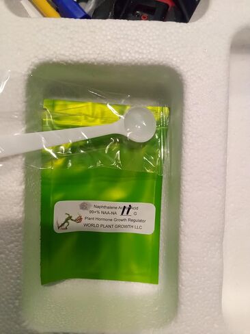 Naphthalene Acetic Acid 10g .5g Static Free Measuring Spoon, Instructions NAA in Kuwait