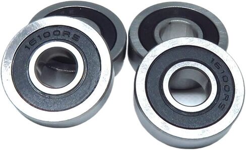 2 قطع 16100 2RS 10x28x8mm دراجة عجلة مركز رمح إصلاح تحمل MR16100 RS 16100RS 10*28*8mm كرة أخدود عميقة تحمل in Kuwait