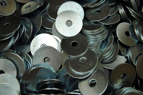 صندوق 50 رطل 1/4 × 1-1/4 غسالات حاجز مطلي بالزنك تقريبًا. 2300 قطعة السائبة in Kuwait