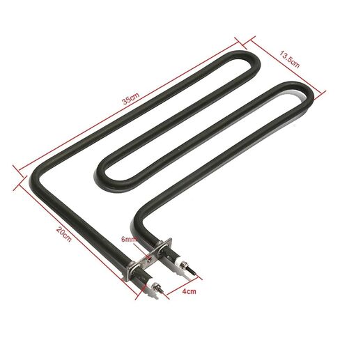 عنصر ساخن 2U نوع 220 فولت/380 فولت ورقة خيط نحاسية مختومة أنابيب خضراء 1.2KW 1.5KW 35*14 مللي متر 1 قطعة (نوع ورقة التوصيل ، 220V_1.5KW) in Kuwait