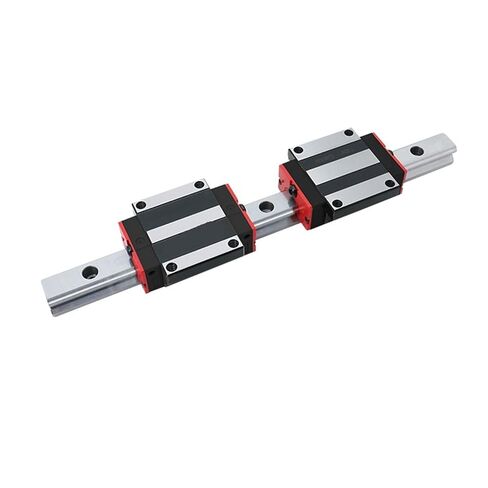 2PCS HGR20 Square Linear Guide Rails + 4PCS HGW20CC Slider Brackets(350mm) in Kuwait