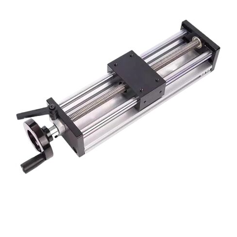 Linear Guide Manual Sliding Table 100-500MM Stroke Ballscrew 1204 Handwheel Double Optical Axis CNC Saw 3D Printer XY(400mm) in Saudi Arabia