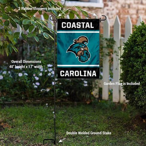 علم حديقة Coastal Carolina Chanticleers مع حامل حامل in Kuwait