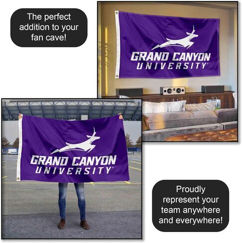 Grand Canyon Lopes Wordmark Logo 3x5 Grommet Flag in Saudi Arabia