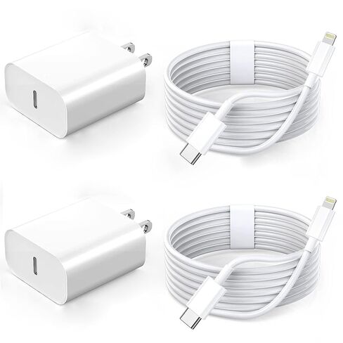 [Apple MFi Certified]Fast Charging USB C Cable for iPhone 17 16 15 Pro, 2Pack Long 6Foot Type C Charger Cord 45W USB C Charger Block Quick Charging for iPhone 17 Air/17 16 15 Pro/Plus/Pro Max,iPad Pro in Kuwait
