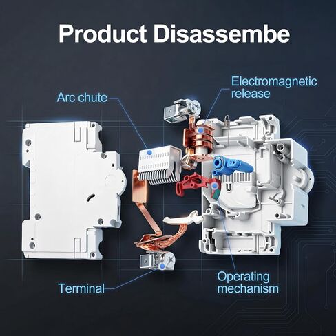 قاطع دائرة BAOMAIN DC 40A C40A، 2 قطب 600 فولت مفتاح فصل الطاقة الشمسية الكهروضوئية غير المستقطبة، قدرة كسر 10 كيلو أمبير، معتمد من TUV، يتضمن سكة DIN، لأنظمة طاقة التيار المستمر الاحترافية in Kuwait