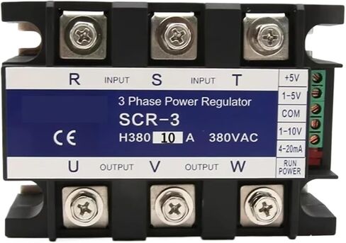 Three Phase Voltage Rregulator Power Controller Module 10A SCR-10A 380V Control Signal 1-10V 4-20mA 1-5V in Kuwait