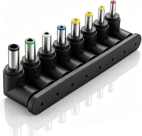 5.5 X 2.1 Mm Dc Power Jack, 8 Pcs DC Power Adapter Kit Right Angle Jack Converter Barrel Connector Set in Kuwait