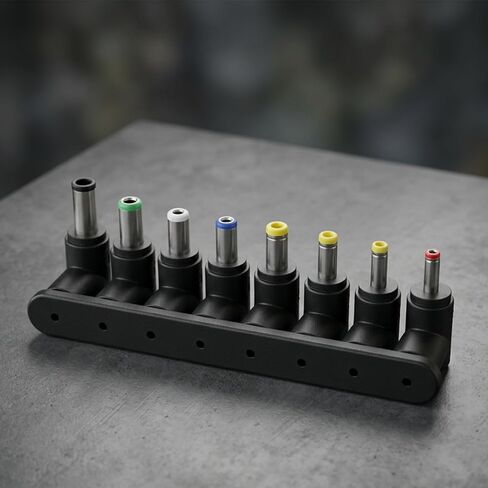 5.5 X 2.1 Mm Dc Power Jack, 8 Pcs DC Power Adapter Kit Right Angle Jack Converter Barrel Connector Set in Kuwait