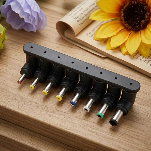 5.5 X 2.1 Mm Dc Power Jack, 8 Pcs DC Power Adapter Kit Right Angle Jack Converter Barrel Connector Set in Kuwait