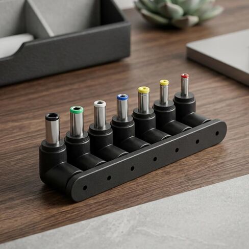 5.5 X 2.1 Mm Dc Power Jack, 8 Pcs DC Power Adapter Kit Right Angle Jack Converter Barrel Connector Set in Kuwait