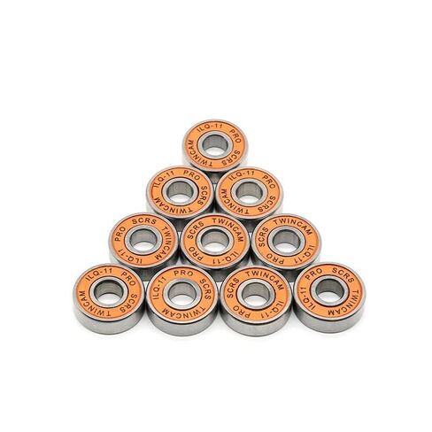 8Pcs Orange Sealed 608RS ILQ-11 8x22x7mm Bearing ABEC-9 Less Friction Steel Bearings for Skateboard Inline Skates Wheels in Saudi Arabia