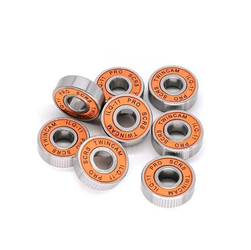 8Pcs Orange Sealed 608RS ILQ-11 8x22x7mm Bearing ABEC-9 Less Friction Steel Bearings for Skateboard Inline Skates Wheels in Saudi Arabia