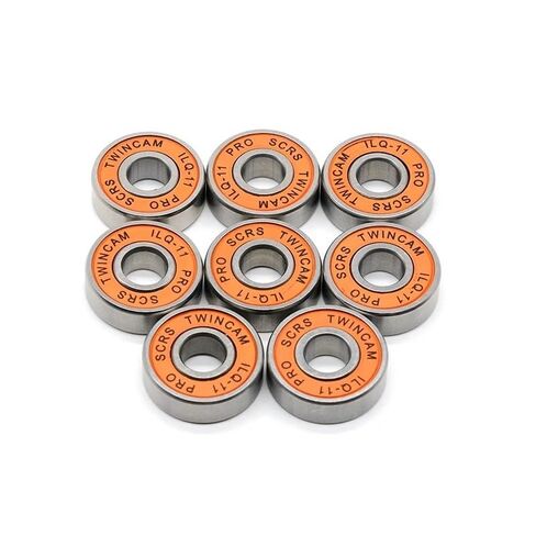 8Pcs Orange Sealed 608RS ILQ-11 8x22x7mm Bearing ABEC-9 Less Friction Steel Bearings for Skateboard Inline Skates Wheels in Saudi Arabia