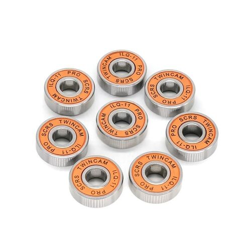 8Pcs Orange Sealed 608RS ILQ-11 8x22x7mm Bearing ABEC-9 Less Friction Steel Bearings for Skateboard Inline Skates Wheels in Saudi Arabia