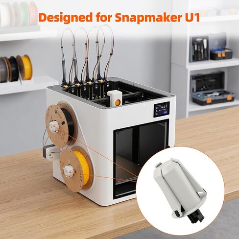 FYSETC Replacement Filament Holder for Snapmaker U1 3D Printing: Original Parts Spool with 4 Label Stickers Holder, Direct Feed, Easy Installation for 3D Printer Accessory in Kuwait