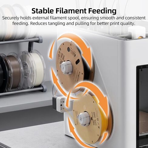 FYSETC Replacement Filament Holder for Snapmaker U1 3D Printing: Original Parts Spool with 4 Label Stickers Holder, Direct Feed, Easy Installation for 3D Printer Accessory in Kuwait