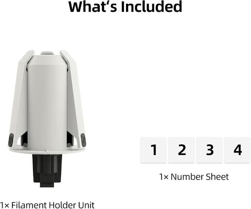 FYSETC Replacement Filament Holder for Snapmaker U1 3D Printing: Original Parts Spool with 4 Label Stickers Holder, Direct Feed, Easy Installation for 3D Printer Accessory in Kuwait