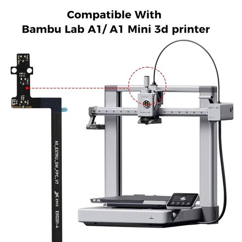 Bamboo Original A1/ A1 Mini Filament Sensor Replacement,Feed Hall Board,Extruder Filament Sensor for Bambu Lab A1 Series 3D Printers in Kuwait