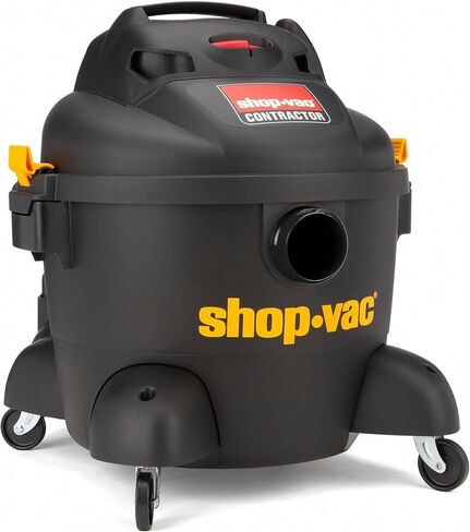 Shop-Vac 9653606 مكنسة كهربائية رطبة/جافة سعة 6 جالون من سلسلة المقاولات، 3.5 ذروة حصان، خرطوم 7 قدم × 1.25 بوصة، سلك 12 قدم وخرطوم قفل in Kuwait
