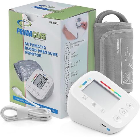 جهاز قياس ضغط الدم الرقمي الأوتوماتيكي Primacare DS-8007 من أعلى الذراع للاستخدام المنزلي in Kuwait