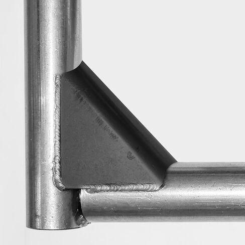 6 Pack Weld-On Saddle Corner Gusset for 1-3/4" Tubing Frames & Roll Cages | 3/32" Thick in Kuwait