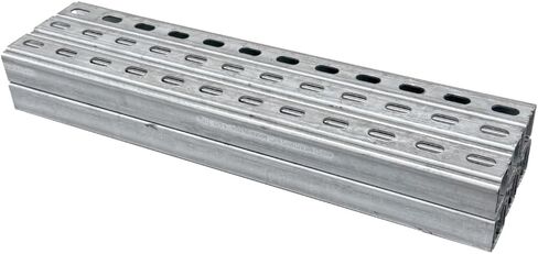 MIRO Industries 1-5/8" G90 Galvanized Steel Strut Channel, 24" Length - Made in USA - Corrosion-Resistant for Indoor & Outdoor Use - Professional-Grade MEP Support Infrastructure - Single Piece | Corrosion-Resistant for Indoor & Outdoor Use; Professional- in Kuwait