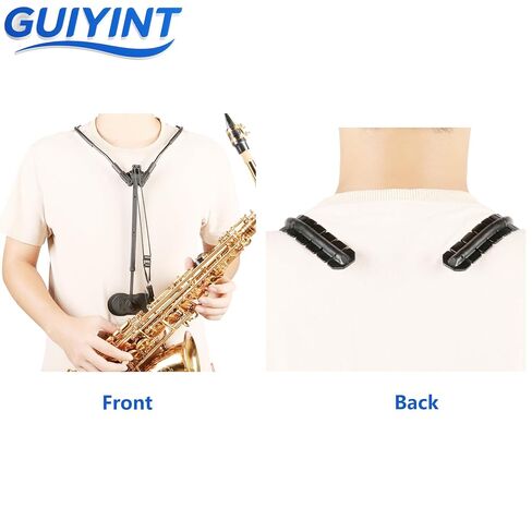 Saxophone Harness Saxophone Neck Strap Saxophone Harness | Replacement for Jazzlab Saxholder Pro. Top saxophone neck strap with wide shoulder padding for even weight and pain relief. in Kuwait