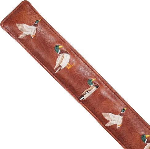 Brown PU Leather Waterproof with Design Golf Alignment Stick Cover Club Protector Holds Sticks in Kuwait