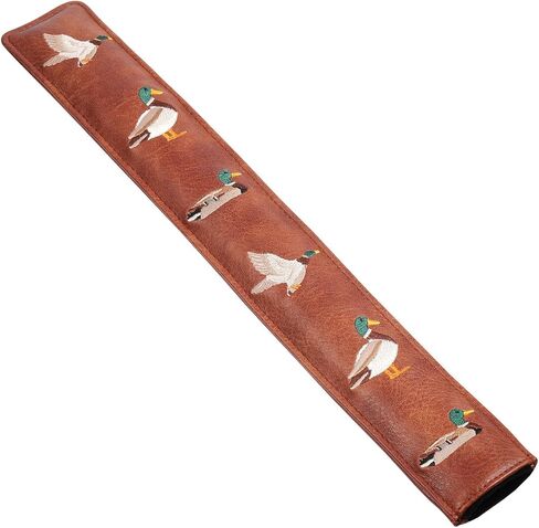 Brown PU Leather Waterproof with Design Golf Alignment Stick Cover Club Protector Holds Sticks in Kuwait
