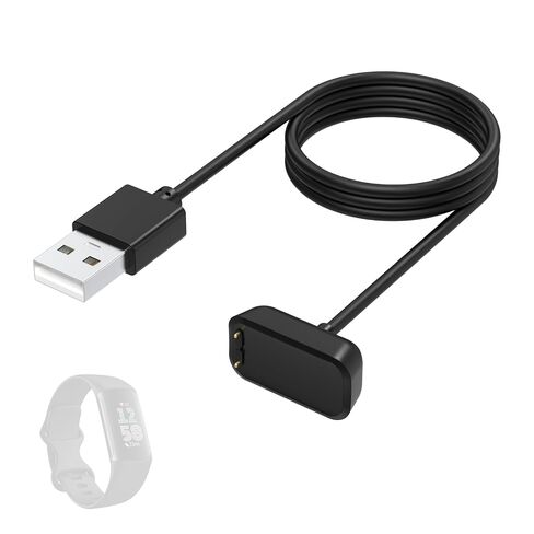 كابل شاحن Sqrmekoko بطول 3.3 قدم لـ Fitbit Charge 5 وCharge 6 وLuxe - سلك شحن USB بديل سريع للشحن السريع والآمن in Kuwait