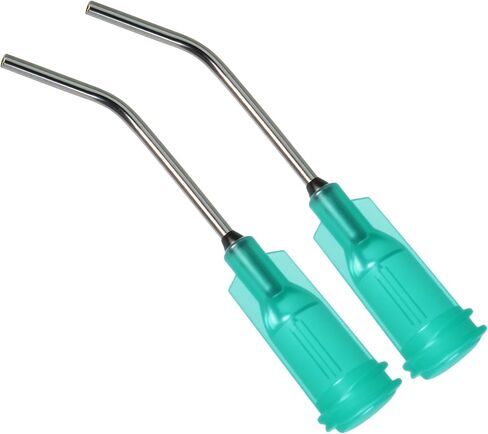 15pcs18G blunt tip glue dispensing nozzles Blunt-nosed needle glue applicator, used for applying industrial liquids, adhesives, inks, perfumes, lip glosses. 45 Degrees Bent 1inches (18G 15pcs) in Saudi Arabia