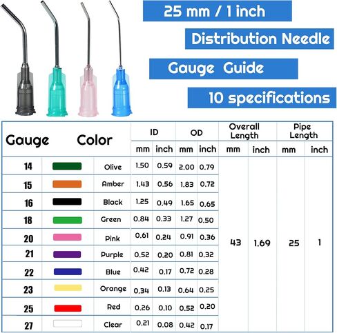 15pcs18G blunt tip glue dispensing nozzles Blunt-nosed needle glue applicator, used for applying industrial liquids, adhesives, inks, perfumes, lip glosses. 45 Degrees Bent 1inches (18G 15pcs) in Saudi Arabia