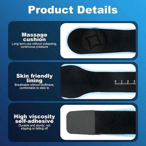 Elbow Brace with Removable Pad for Tennis Elbow & Tendonitis - Adjustable Counterforce Compression Strap for Men Women, Athletic Support for Weightlifting, Basketball, Gym, Fits 8.3-13 Inch Arms in Kuwait
