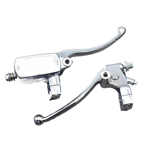 Hydraulic Brake Master Cylinder with Clutch Lever Mirror Seat, 1 Inch (25mm) Bore, Compatible with Steed VLX250 VLX400 VLX600 VLX750 VT600 VT750 VT1100 in Kuwait