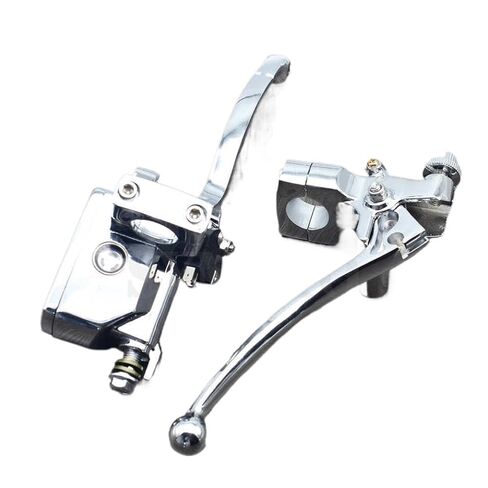 Hydraulic Brake Master Cylinder with Clutch Lever Mirror Seat, 1 Inch (25mm) Bore, Compatible with Steed VLX250 VLX400 VLX600 VLX750 VT600 VT750 VT1100 in Kuwait