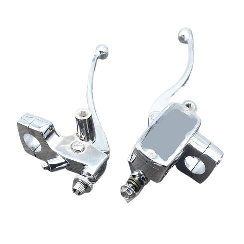 Hydraulic Brake Master Cylinder with Clutch Lever Mirror Seat, 1 Inch (25mm) Bore, Compatible with Steed VLX250 VLX400 VLX600 VLX750 VT600 VT750 VT1100 in Kuwait