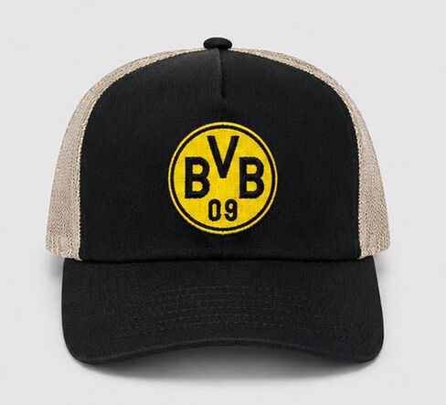 قبعة سائق شاحنة الطرق الوعرة 1863FC Borussia Dortmund Color Badge - أسود in Kuwait