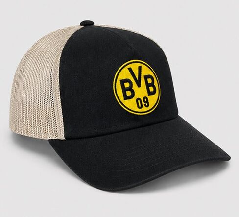 قبعة سائق شاحنة الطرق الوعرة 1863FC Borussia Dortmund Color Badge - أسود in Kuwait