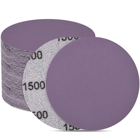 35 Pcs 3-Inch Sanding Discs WEWINK PLUS 1000 Grits Hook and Loop Sandpaper Professional Aluminum Oxide Sand Paper Wet Dry Polish for Wood Metal Paint Finishing in Kuwait