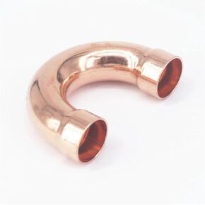 16x0.8x48mm 180 Degree Bend Copper End Feed Plumbing Pipe Fitting for gas water oil in Saudi Arabia