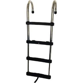 Vinland Marine 304 Stainless Steel 4-Step Removable Gunwale Hook Ladder, Pontoon Boat Folding Ladder, Telescoping, Detachable in Kuwait