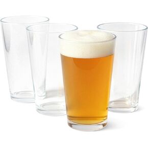 Amazon Basics Pint Glasses, 16 oz., Dishwasher-Safe, 4-Piece Set in Kuwait
