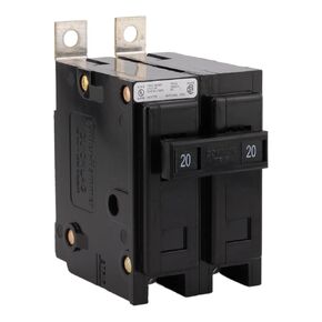 BAB2020 20 Amp Double Pole Circuit Breaker, Bolt-On, 120/240V, 10kAIC, UL Listed (1) in Kuwait